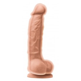 Телесный фаллоимитатор Dual Density 5 Dildo - 17,3 см.