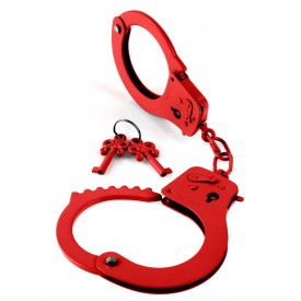 Металлические красные наручники Designer Metal Handcuffs